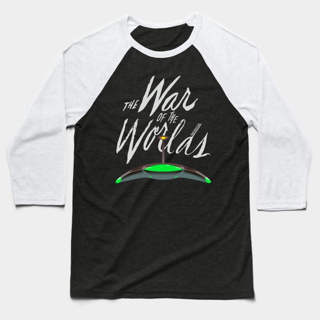 The War of the Worlds Baseball T-Shirt by tuditees